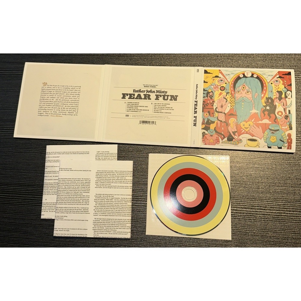 FATHER JOHN MISTY Fear Fun (2012) CD Sub Pop Alternative Digipak w/Inserts